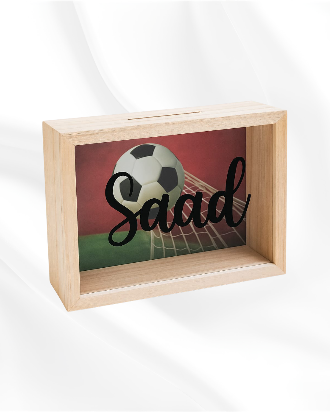 Tirrelire en bois "thème personnalisable" – Image 2