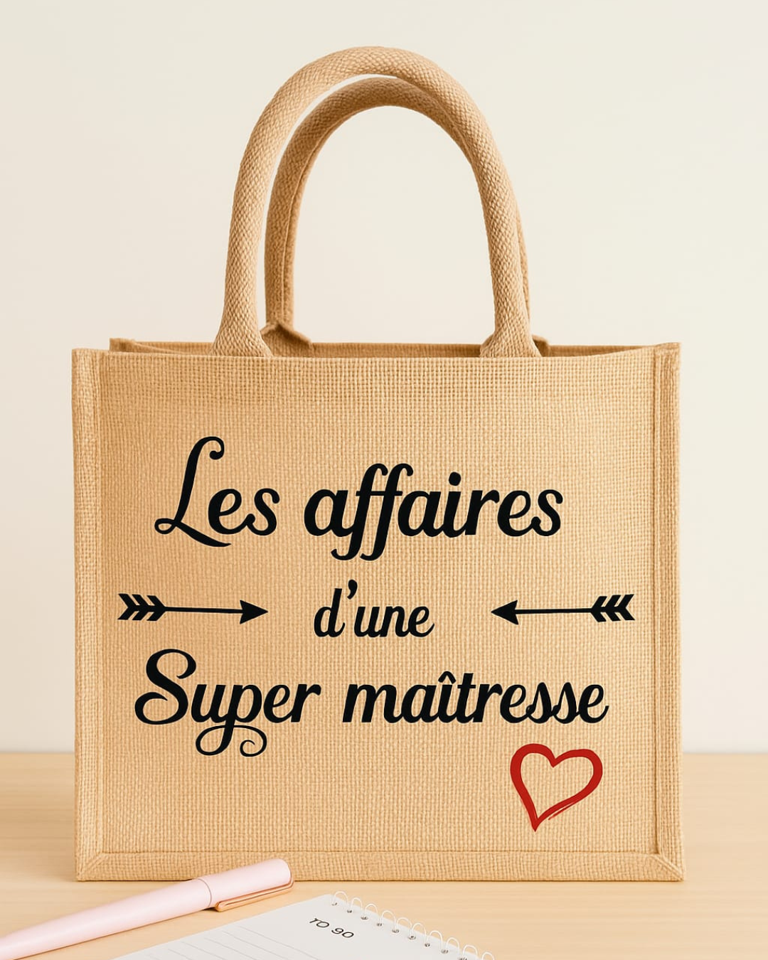 Cabas Toile de Jute « Modèle M »