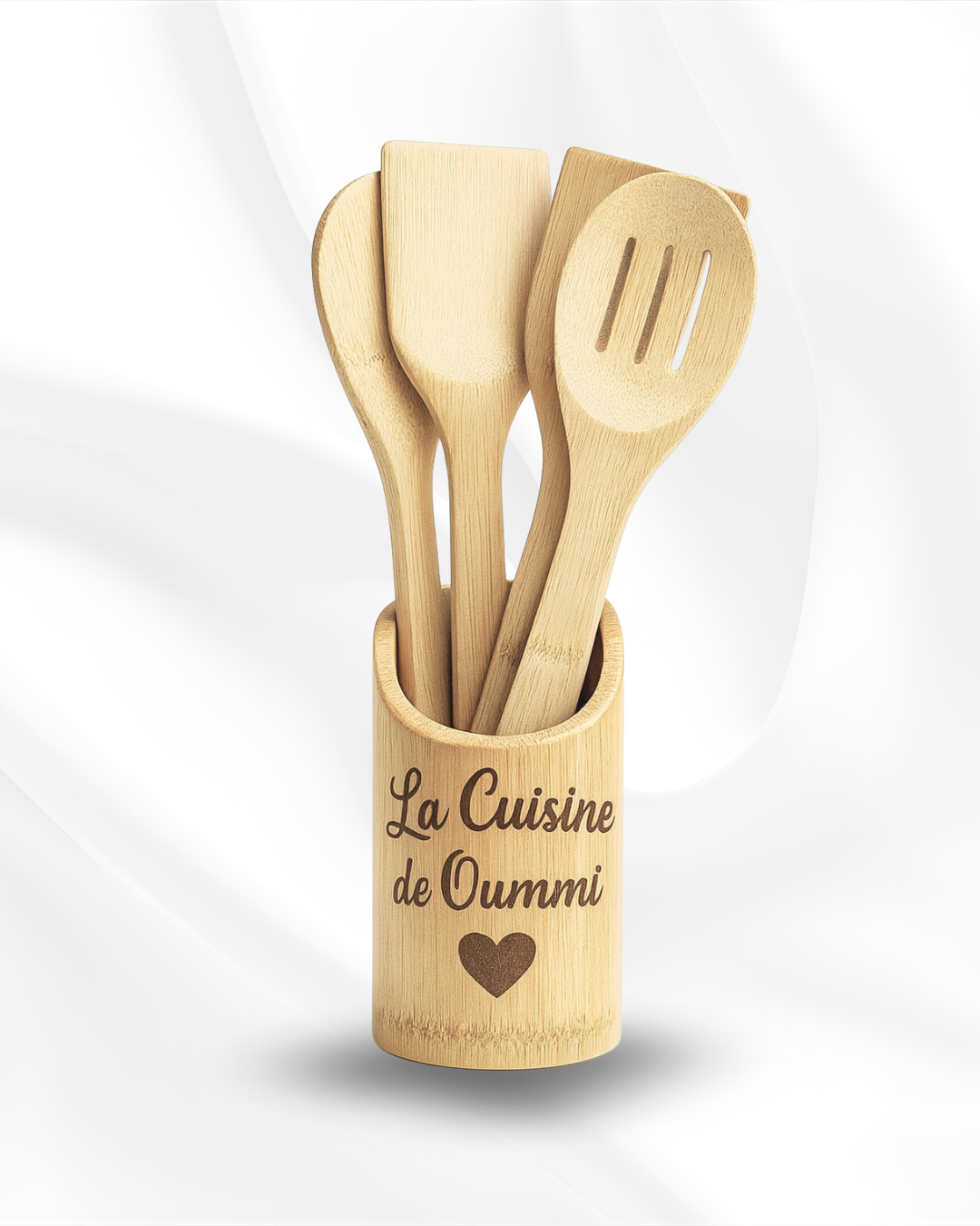 Lot 5 ustensiles de cuisine avec support